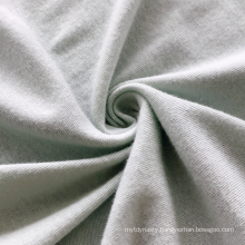 40S 130gsm High quality GOTS certified 100% organic cotton 1*1  rib knitted fabric for garments